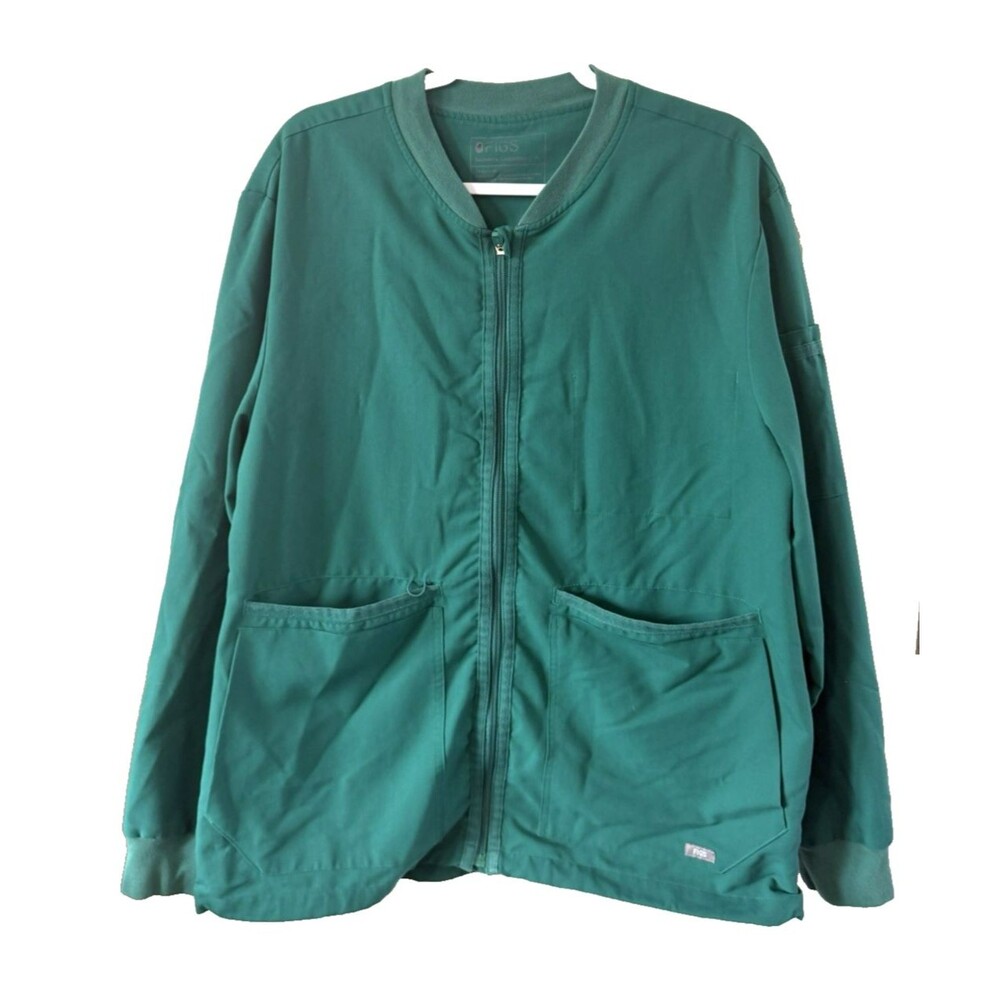 FIGS Technical Collection  Zip Up Jacket Scrub Top Size XL